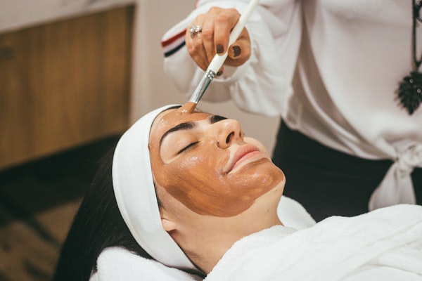Relaxing organic facial mask